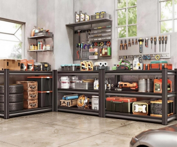 Industrial Style Automobile Repair Shop-ID:606015926