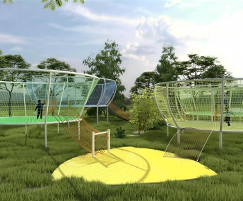 Modern Park Landscape-ID:818701038