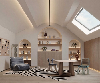 Modern Children's Room Activity Room-ID:504679743