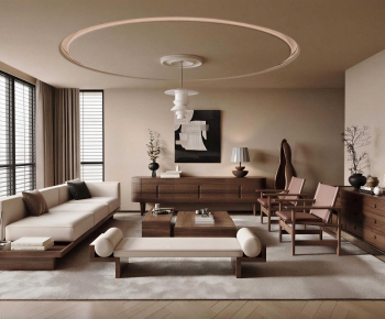 Modern A Living Room-ID:790400035