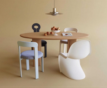 Modern Dining Table And Chairs-ID:997107039