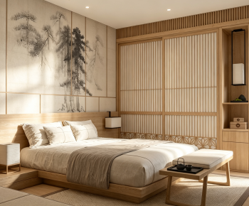 Japanese Style Bedroom-ID:462786915