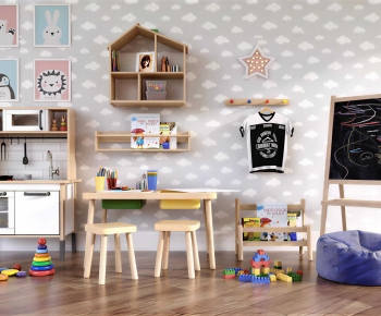 Modern Children's Table/chair-ID:903157003