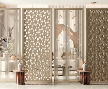 New Chinese Style Metal Screen Partition-ID:280239697