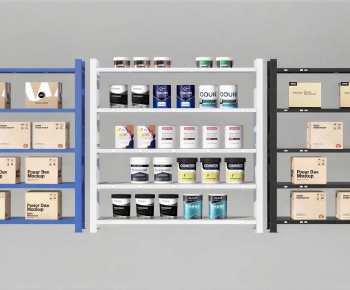 Modern Supermarket Shelf-ID:634263045