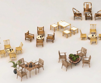 New Chinese Style Outdoor Tables And Chairs-ID:434986112