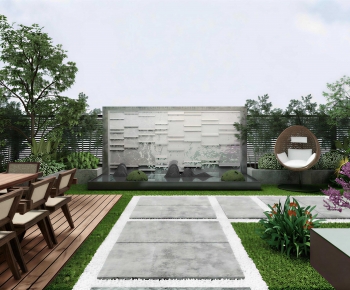 New Chinese Style Courtyard/landscape-ID:427476887