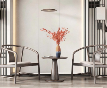 New Chinese Style Lounge Chair-ID:990710028