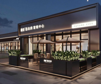 Modern Facade Element-ID:282970911