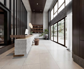 New Chinese Style Lobby Hall-ID:262720112