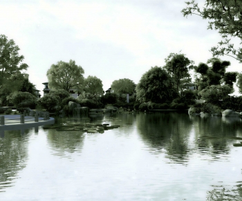Modern Park Landscape-ID:102579666