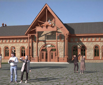 Chinese Style Public Building-ID:277100092