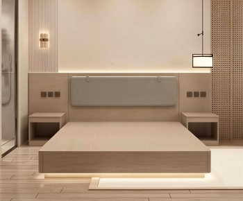 Modern Double Bed-ID:153362996