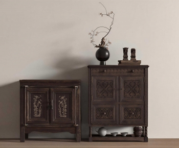 New Chinese Style Side Cabinet-ID:374130018