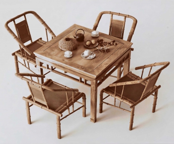 New Chinese Style Tea Tables And Chairs-ID:934742936