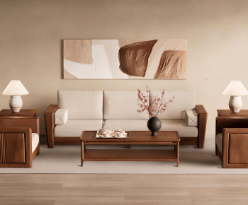 New Chinese Style Sofa Combination-ID:431096081