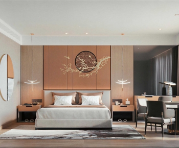 New Chinese Style Bedroom-ID:699572097