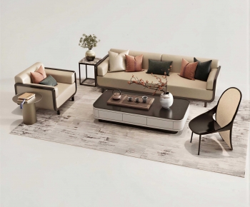 New Chinese Style Sofa Combination-ID:215743064
