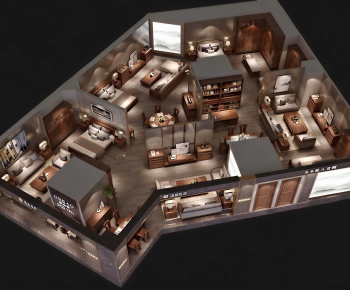 New Chinese Style Exhibition Hall-ID:836595069