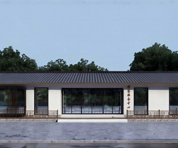 New Chinese Style Public Building-ID:659580951