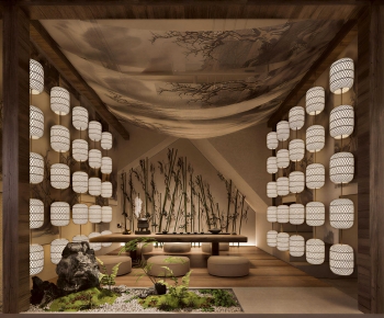 New Chinese Style Tea House-ID:449382075