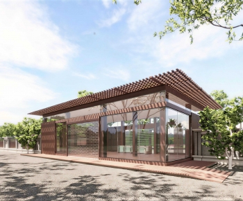 New Chinese Style Glass Sunshine Room-ID:399545918