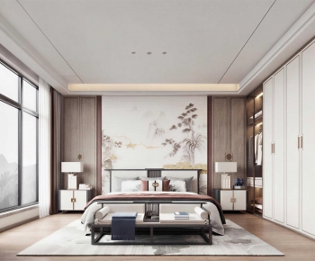 New Chinese Style Bedroom-ID:145097027