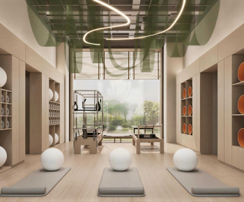 Modern Yoga Room-ID:124416119