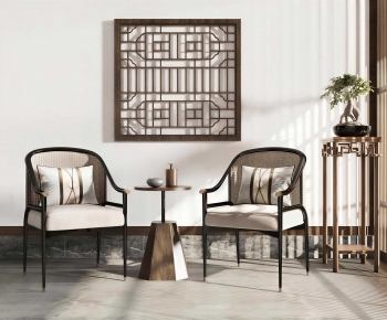 New Chinese Style Lounge Chair-ID:644454005