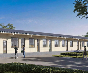 New Chinese Style Public Building-ID:993969466