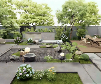 Modern Courtyard/landscape-ID:616878031