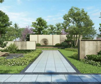 New Chinese Style Courtyard/landscape-ID:451824902