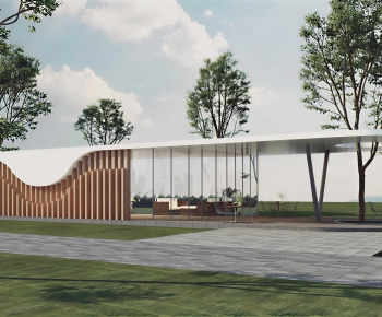 Modern Public Building-ID:240726956