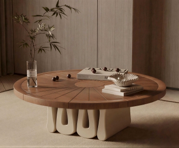 Wabi-sabi Style Coffee Table-ID:783977038