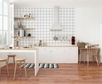 Nordic Style Open Kitchen-ID:406100994