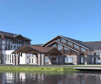 New Chinese Style Appearance Of Commercial Building-ID:268188004