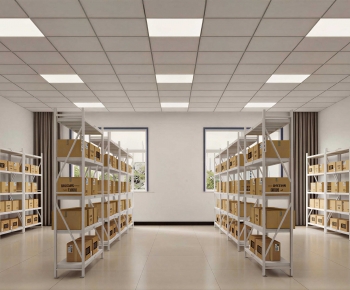Modern Factory Floor/warehouse-ID:952954054