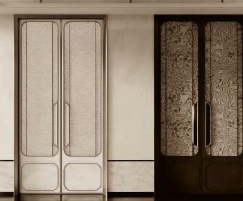 New Chinese Style Double Door-ID:970134978