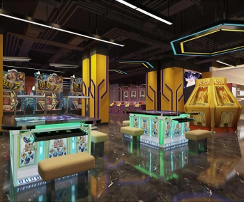 Industrial Style Game Hall-ID:553225049