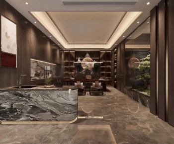 New Chinese Style Tea House-ID:602896938