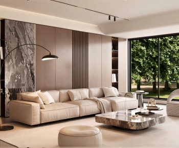 Modern A Living Room-ID:765784987