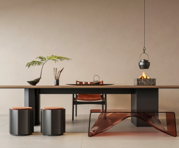 New Chinese Style Tea Tables And Chairs-ID:227980656