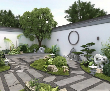 Japanese Style Courtyard/landscape-ID:246899156