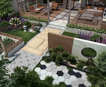 Modern Courtyard/landscape-ID:296506886