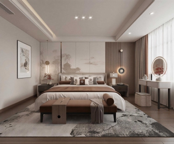 New Chinese Style Bedroom-ID:467161898
