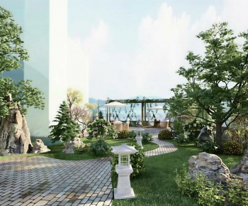 New Chinese Style Courtyard/landscape-ID:514271024