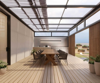 Modern Glass Sun Room-ID:609108921