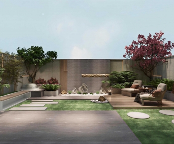 New Chinese Style Courtyard/landscape-ID:265224934