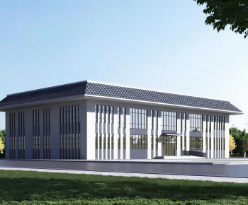 New Chinese Style Appearance Of Commercial Building-ID:745204934