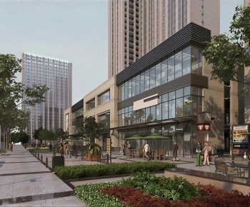 Modern Commercial Street-ID:421885974